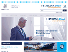 Tablet Screenshot of fimbank.com
